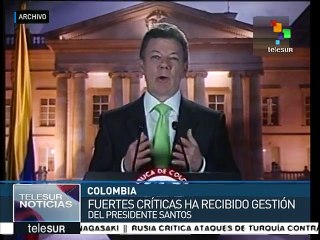 Colombia: pese al proceso de paz, ciudadanía hace críticas a Santos