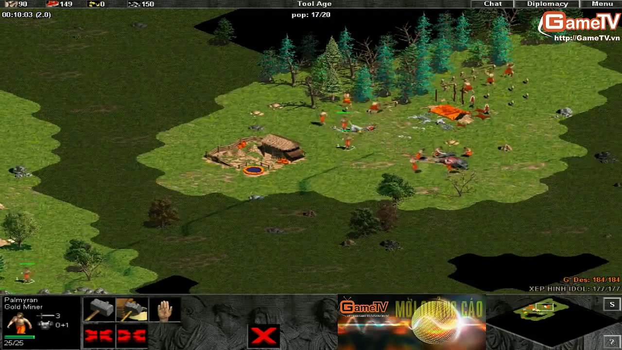 AOE Solo G Des vs No1 Cộng Đồng AOE T1