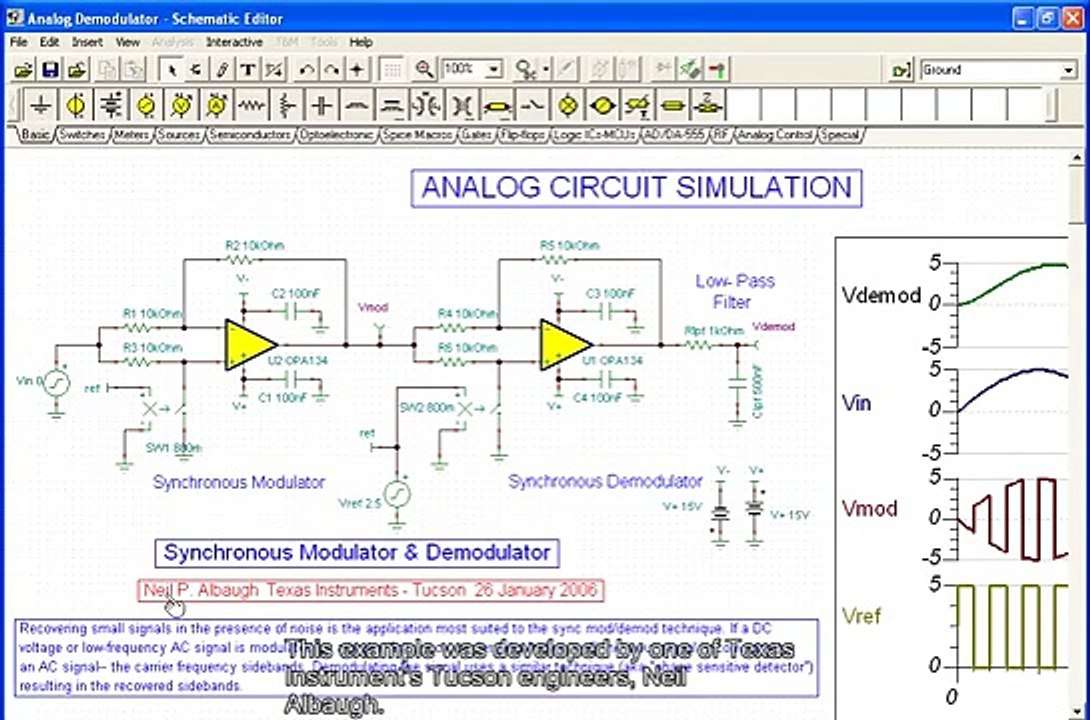 Circuit Simulation and PCB Design with TINA