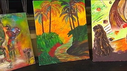 Portrait Francine Soumbo artiste -peintre