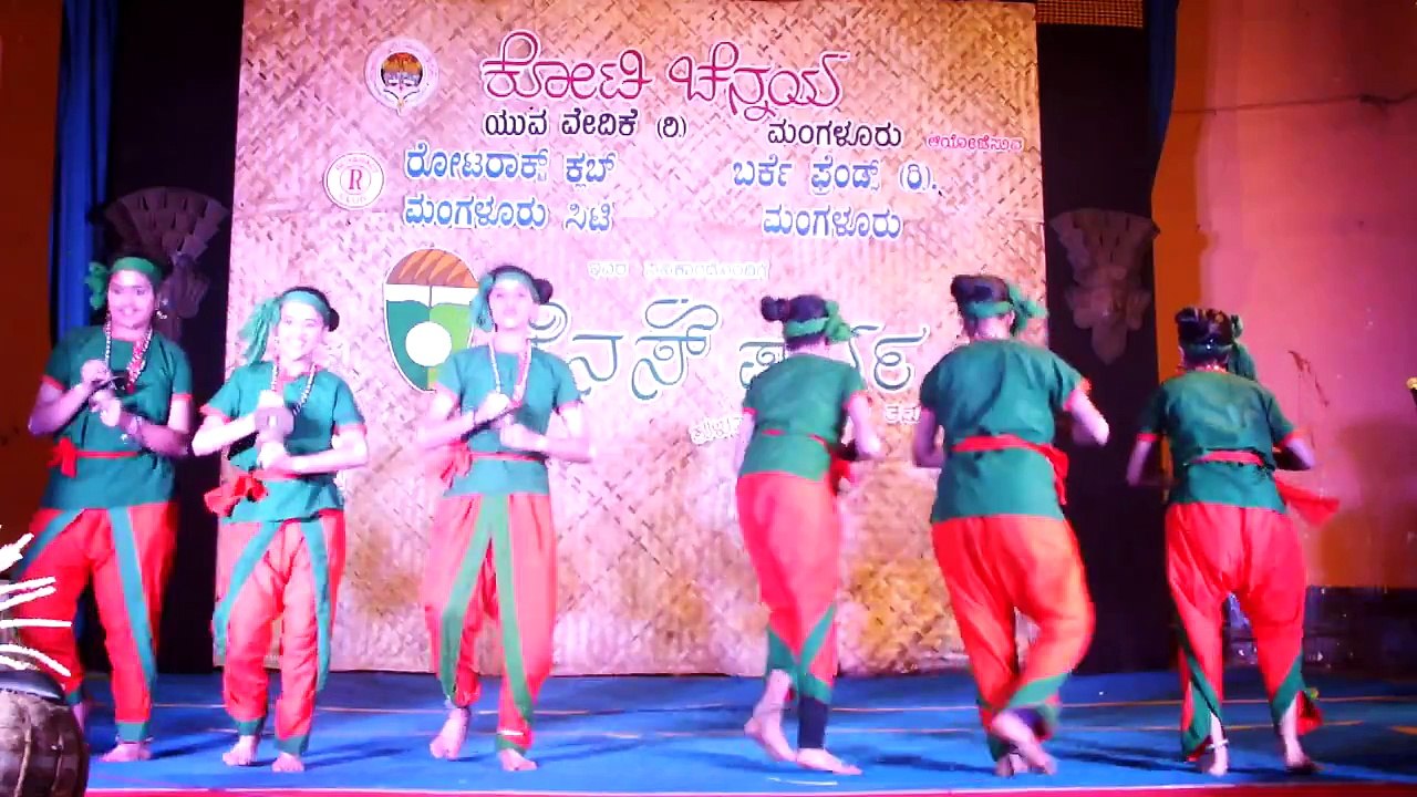 Kamsale folk dance performance - Art and Culture of North Karnataka, India