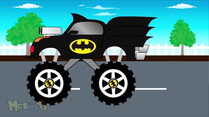Batman Truck - Monster Trucks For Children - Mega Kids Tv