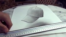 3D Drawing anamorphic cap _ SpeedPainting (How to Draw) - Dailymotion-Video