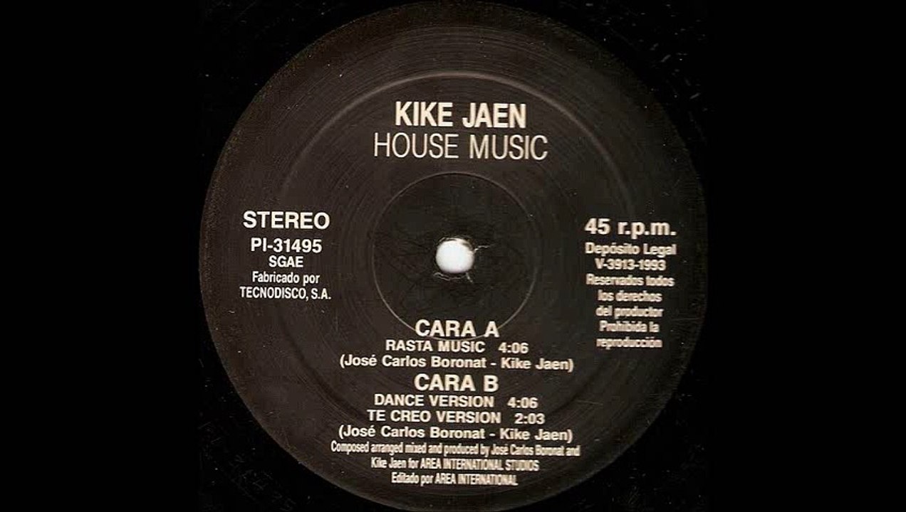 Kike Jaen ‎- House Music (Rasta Music) (A)