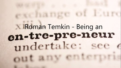 How to be an Entrepreneur in NYC by Roman Temkin