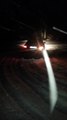 Audi a6 3.0 tdi quattro at work with esp asr on snow hill ice on snow storm with Nokian wr d3