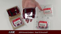 Real vs Fake / Knockoff JDM Honda Emblem Comparision