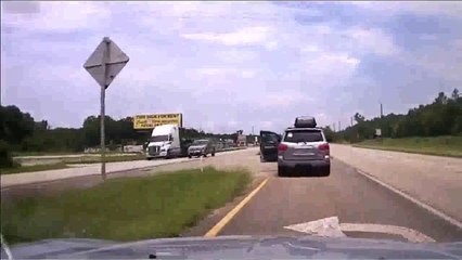 Police used a taser to aggressive driver