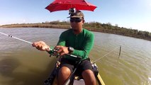 Kayak Fishing West Bay Galveston, Texas Redfish