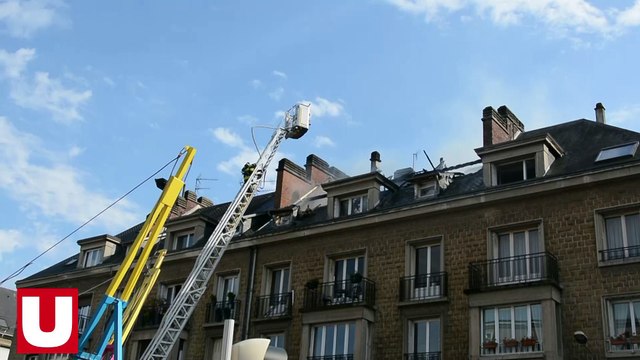 VIDEO. Un appartement ravagé par les flammes place Nevers à Charleville-Mézières