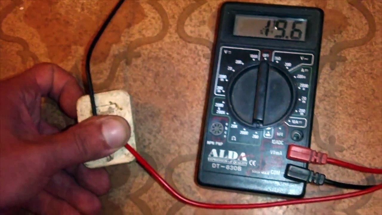 How to test a PTC relay (fridge compressor starting relay)