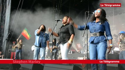 Landerneau. Fête du bruit. Stephen Marley sur scène
