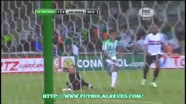 Atlético Nacional 1-0 Sao Paulo (Múnera Eastman) - Semifinal (Ida) Copa Sudamericana 2014