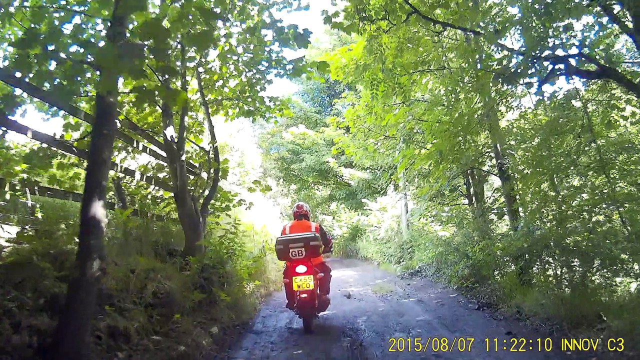 Off roading with Ren.