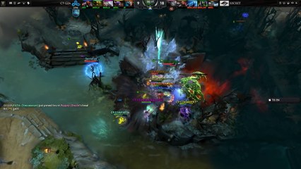 Dota 2 Kuroky RP Steal Roshan Fight - Secret vs C9 TI5