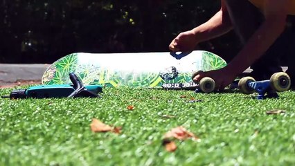 Skateboarding with trucks on backwards!?