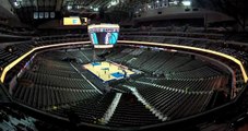 NHL Hockey to NBA Basketball Quick Changeover Time Lapse at American Airlines Center - Dallas, Texas