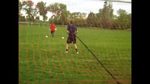 Goalkeeper footwork and agility drills