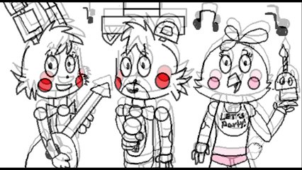 (Flipnote)Five nights at freddy's 2 it's been so long animation