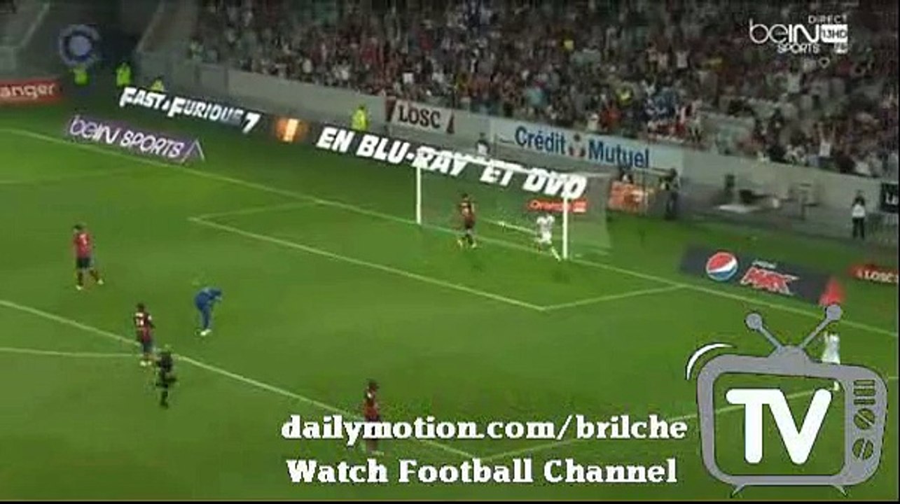 Lucas Moura fantastic Goal - Lille 0-1 PSG 07.08.2015 Ligue1