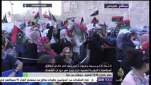 الثوار الليبيون يحيون ذكرى مرور عام على انطلاق المظاهرات المؤيدة لعملية فجر ليبيا