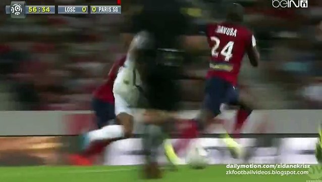 0-1 Lucas Moura Fantastic Goal HD - Lille v. Paris Saint-Germain - Ligue 1 07.08.2015