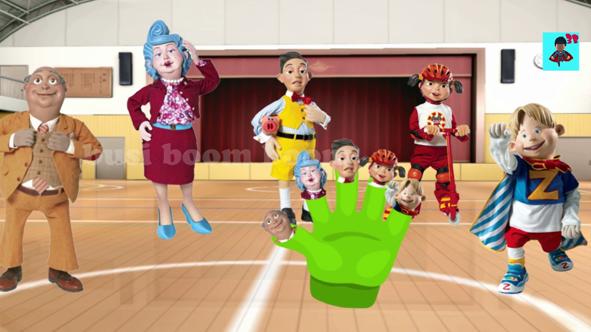 LazyTown family finger kids Rhyme