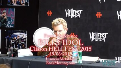 HELLFEST 2015 Billy Idol Full Press Conference