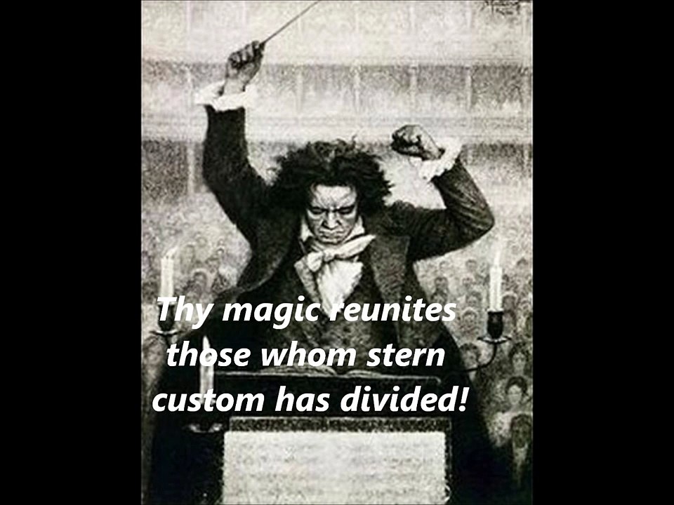 Beethoven's "Ode to Joy" - With english subtitles HD sound