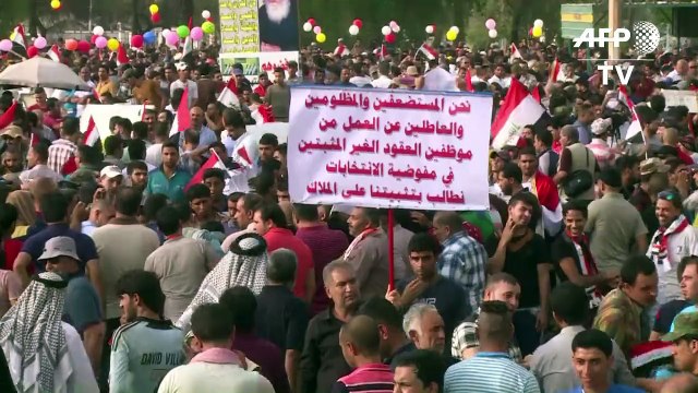 Bagdad: des milliers d'Irakiens manifestent contre la corruption