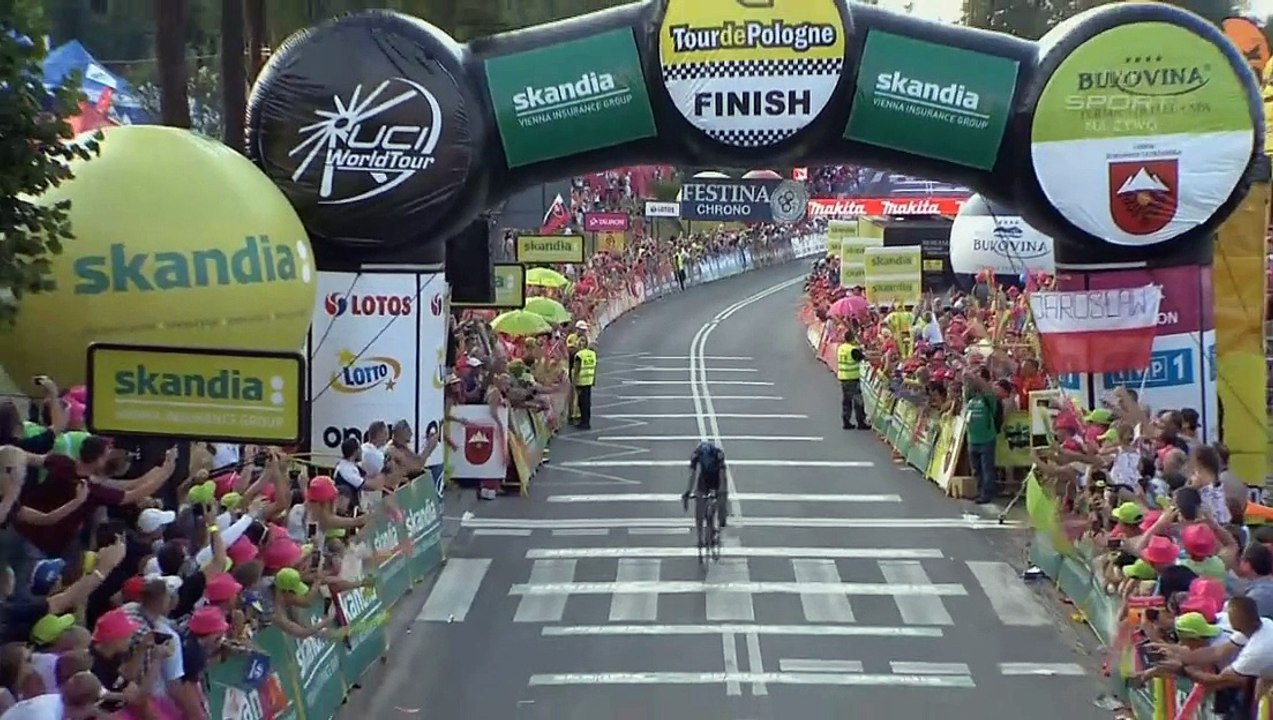 Sergio Henao,  ganador etapa 06 tour de polonia...