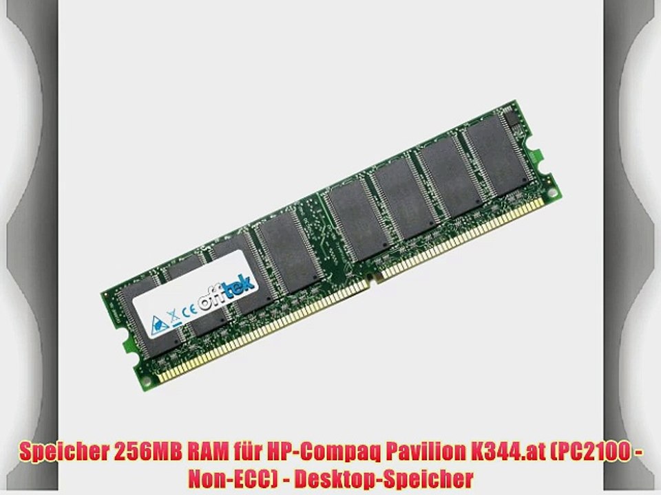 Speicher 256MB RAM f?r HP-Compaq Pavilion K344.at (PC2100 - Non-ECC) - Desktop-Speicher