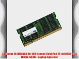 Speicher 256MB RAM f?r IBM-Lenovo ThinkPad Z61m (9452-xxx) (DDR2-5300) - Laptop-Speicher