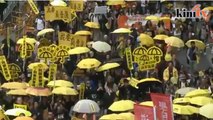 Thousands march for democracy in Hong Kong