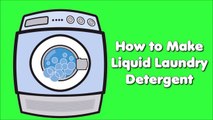 Making Homemade Laundry Detergent