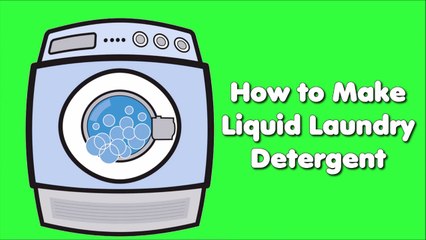 Making Homemade Laundry Detergent