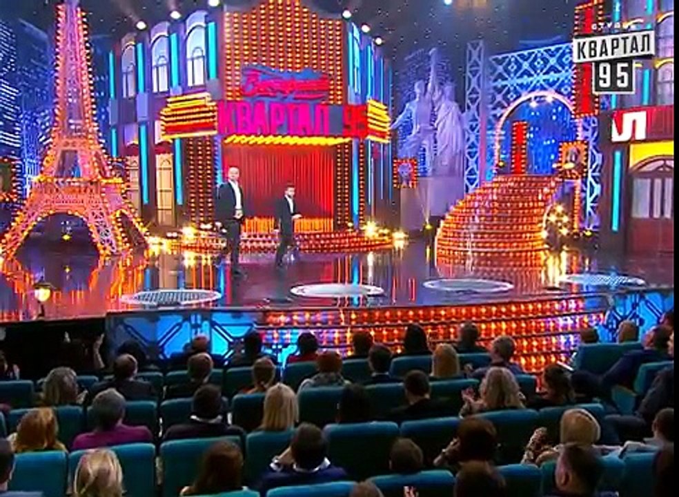 Вечерний Квартал - Мэр Киева Виталий Кличко со своим переводчиком, эфир от 18 октября 2014г