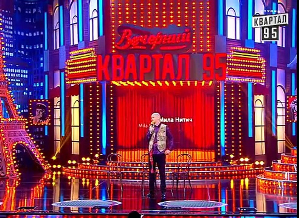 Вечерний Квартал - Мила Нитич в гостях у сербского телевидения , эфир от 11 октября 2014