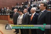 Toma de protesa de Embajadores de México en Guatemala y Costa Rica