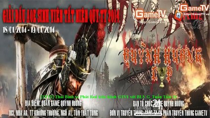 AOE Thái Bình vs Phát Red 17 01 2014 C1T4