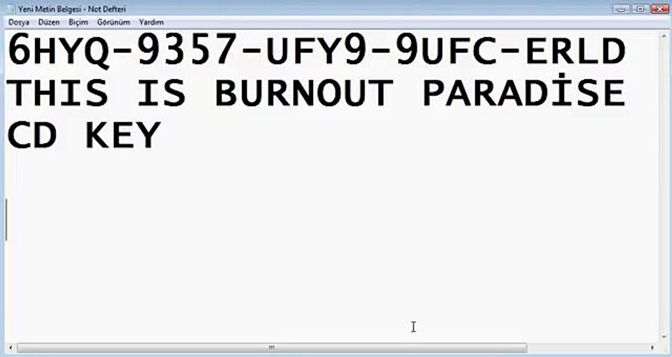 Burnout Paradise CD key