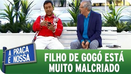 Filho de Paulinho Gogó está muito malcriado