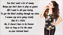 Ariana Grande - Tattooed Heart (Piano) Karaoke / Instrumental with lyrics on screen