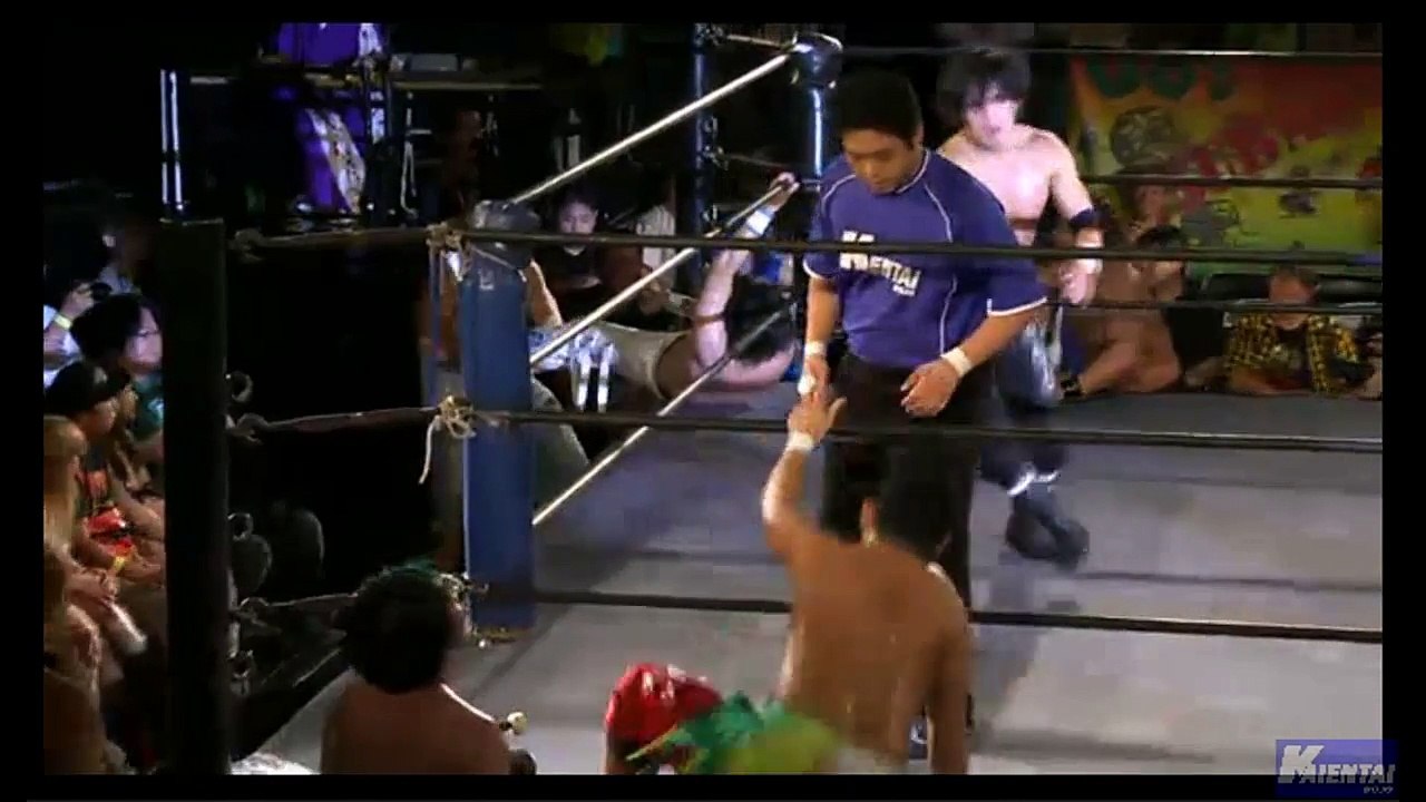 {24 Hour Wrestling} (KAIENTAI DOJO) UWA World Middleweight Championship:  Yuki Sato (c) Vs. Shiori Asahi  (7/25/15)