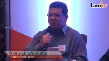 Saifuddin: 'Yes Mr President' Umno members will fall in line