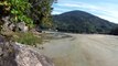 Mountain bike nas areias de Ubatuba, SP, Brazil