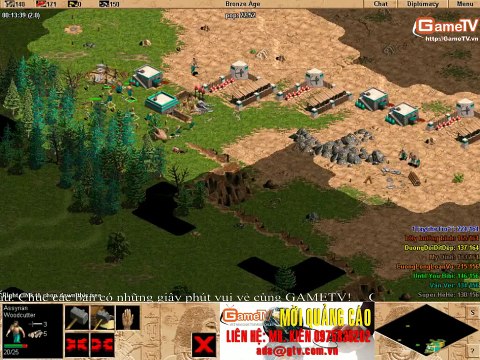 AOE GameTV vs Hà Nội ngày 14 1 2014 C1T1