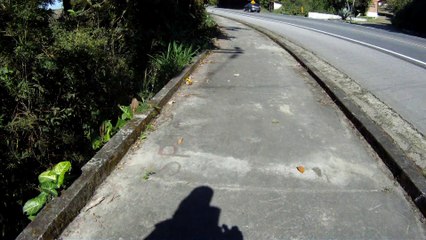 Mountain bike nas areias de Ubatuba, SP, Brazil