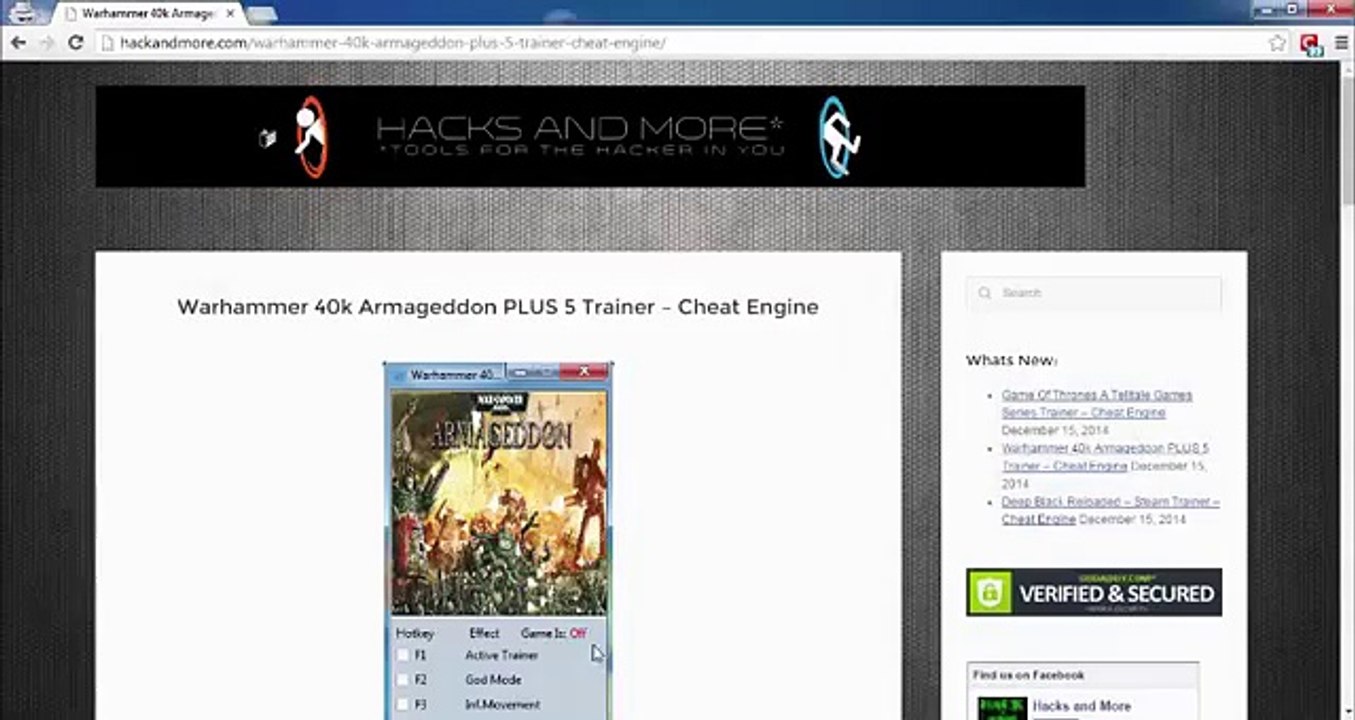 Warhammer 40k Armageddon +5 Trainer – Cheat Engine
