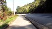 Mountain bike nas areias de Ubatuba, SP, Brazil